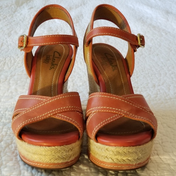 Clarks Shoes - Clarks Amelia Air Espadrille Platform Wedges